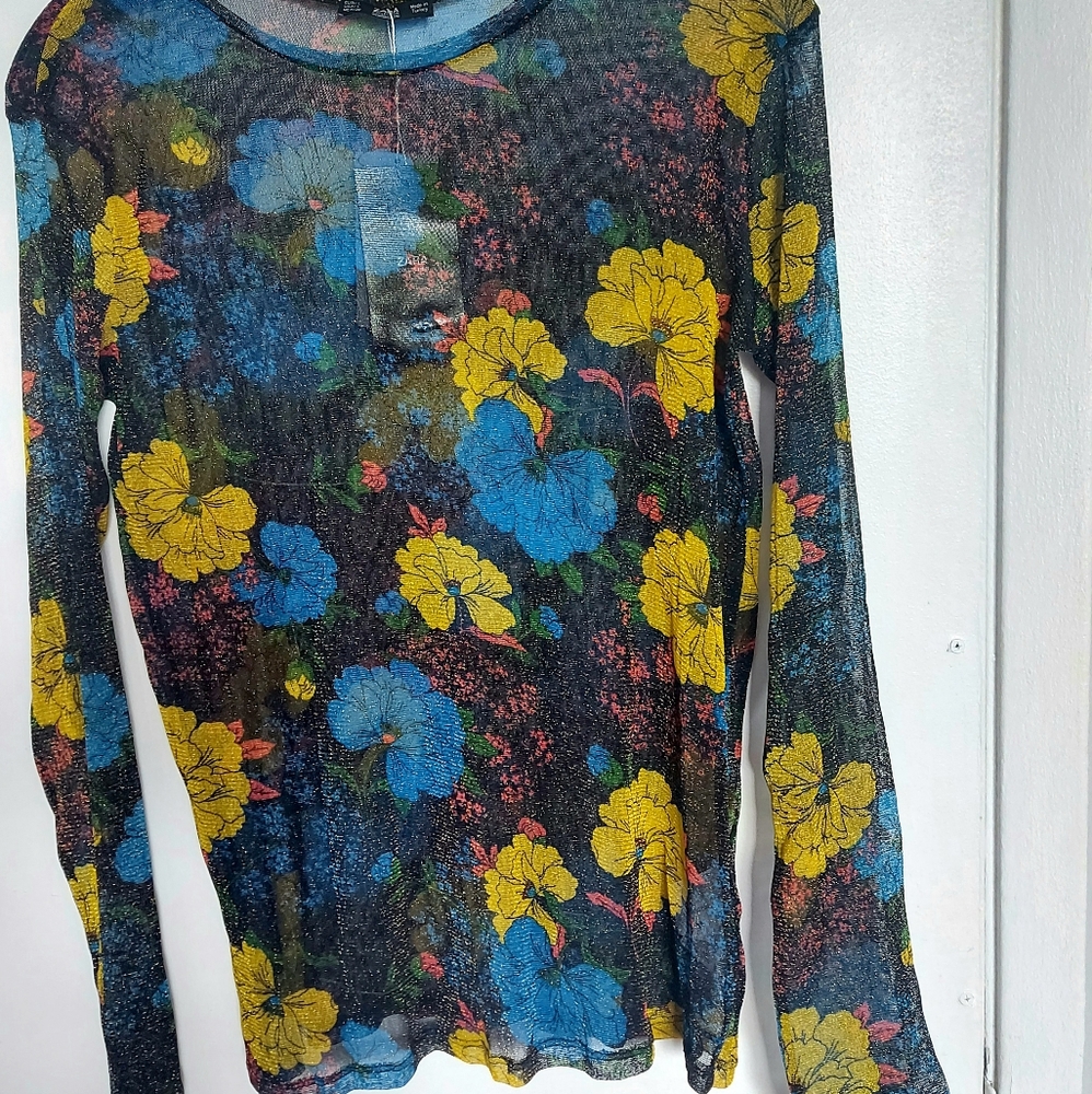 🌼🦋Zara collection, Floral top S,M